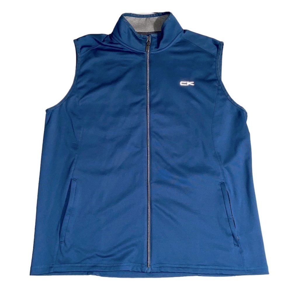 Calvin Klein performance vest blue like new mens size XL